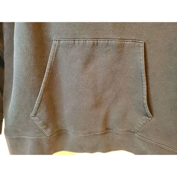 Vintage Nike Hoodie Hooded Sweatshirt Pullover Swoosh Logo Mens Youth XL Black - Picture 7 of 12